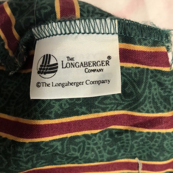 Longaberger Signed oblong cracker basket dated 1994 - Picture 8 of 13